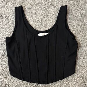 Black Sleeveless Women's Top